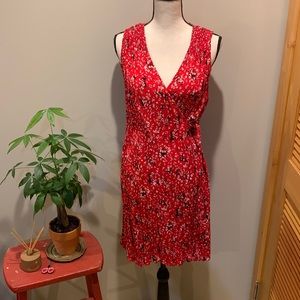 Universal Threads Red Floral Dress